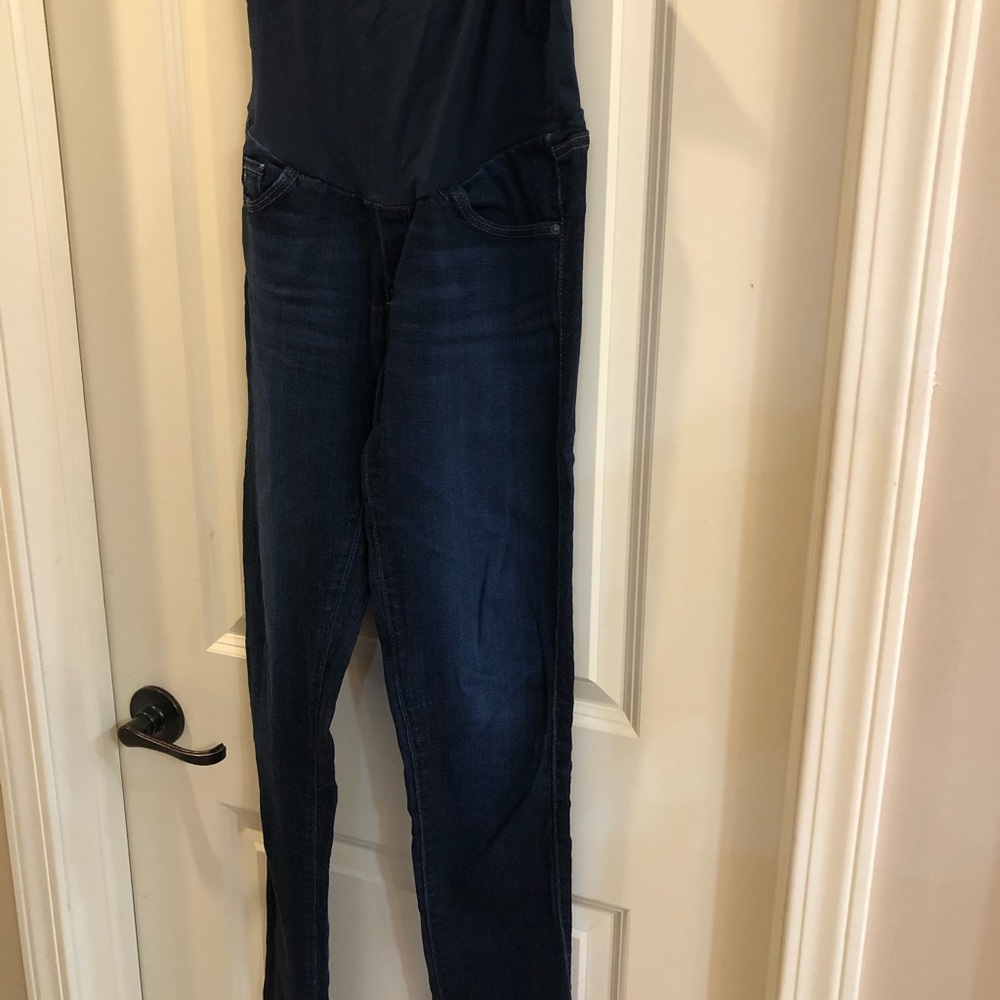 Pea in the Pod dark blue maternity skinny jeans size 27